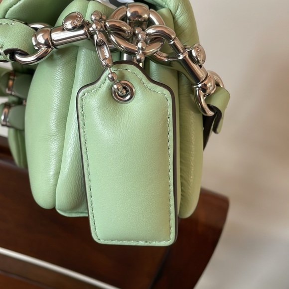 Coach Pillow Tabby 18 in Pale Pistachio - Picture 12 of 17